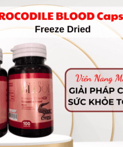 Hướng dẫn Viên Shop 54 COROCODILE BLOOD Capsule Freeze Dried – Viên Nang Máu Cá Sấu Thái Lan